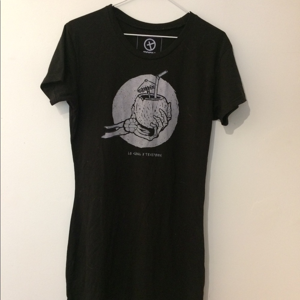 Black graphic dress